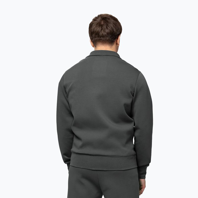 Men's sweatshirt Pitbull Sampson Zip grey/green 3