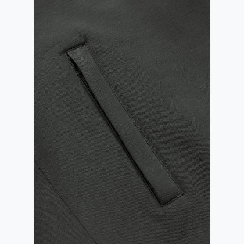 Men's sweatshirt Pitbull Sampson Zip grey/green 9