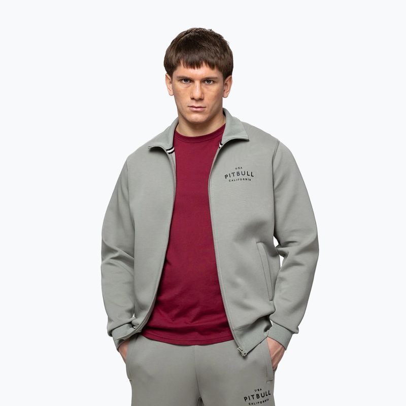 Men's sweatshirt Pitbull Sampson Zip grey/harbour 5