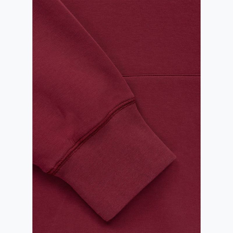 Men's sweatshirt Pitbull Sampson Hooded Sweatshirt burgundy 10