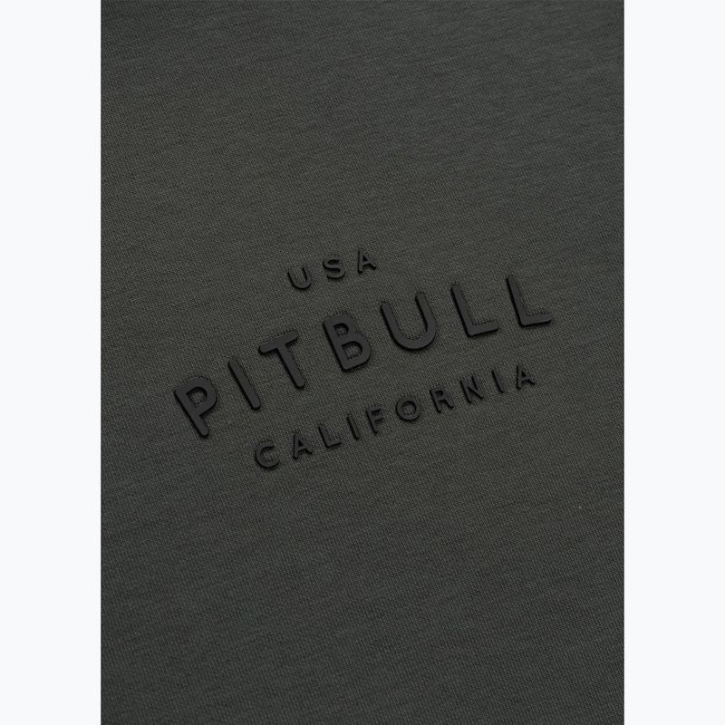 Men's sweatshirt Pitbull Sampson Hooded Zip Sweatshirt grey/green 12