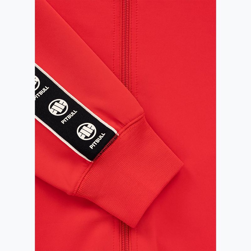 Men's sweatshirt Pitbull Track Jacket Powers fluo/red 6