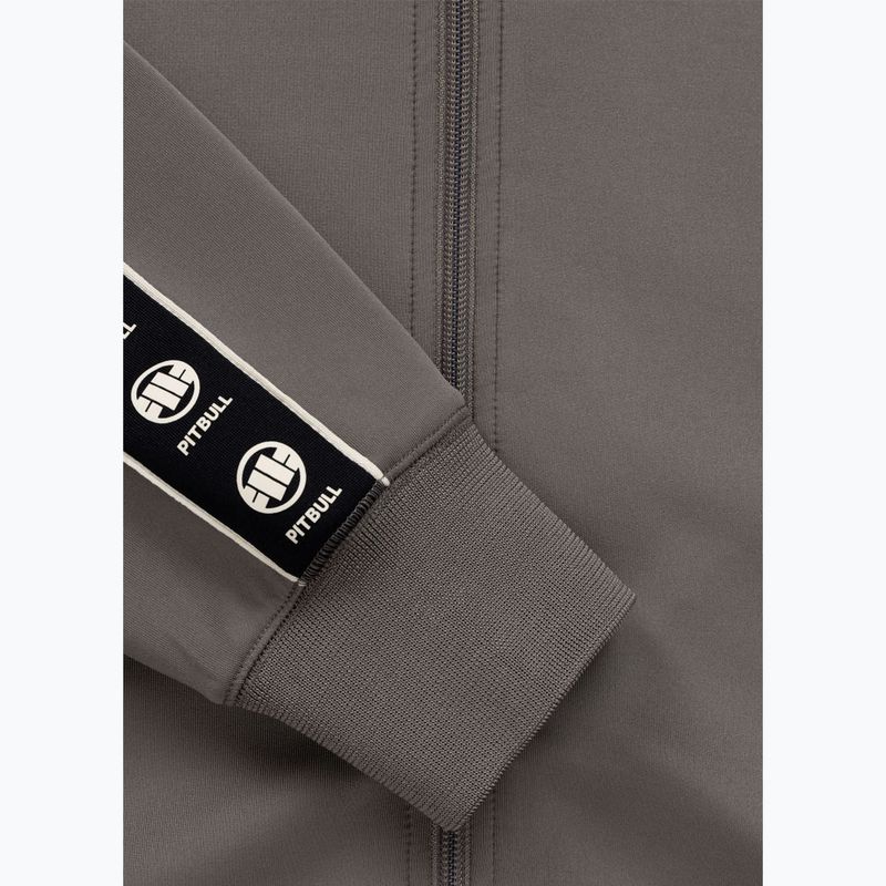 Men's sweatshirt Pitbull Track Jacket Powers taupe 8
