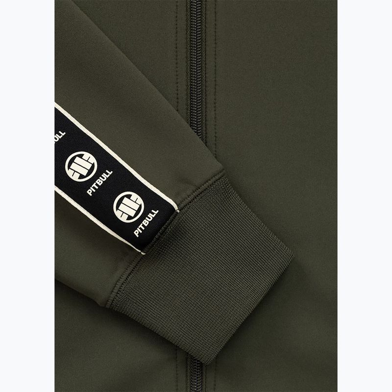 Men's sweatshirt Pitbull Track Jacket Powers old green 6