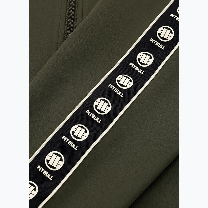 Men's sweatshirt Pitbull Track Jacket Powers old green 7