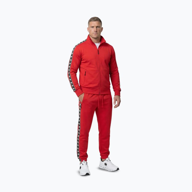 Men's trousers Pitbull Track Powers fluo/red 2