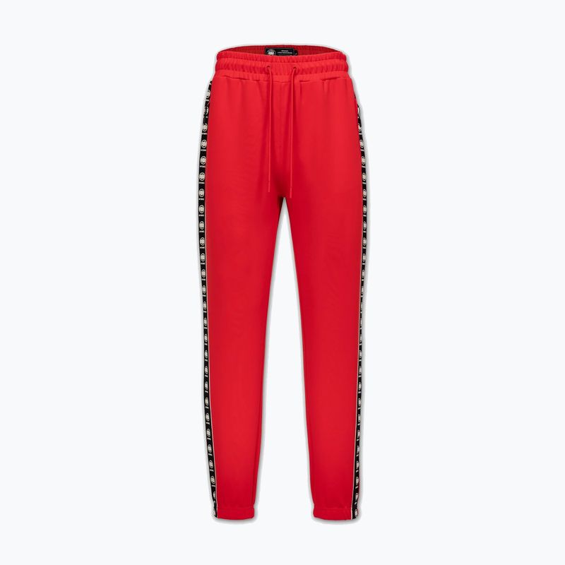 Men's trousers Pitbull Track Powers fluo/red 3