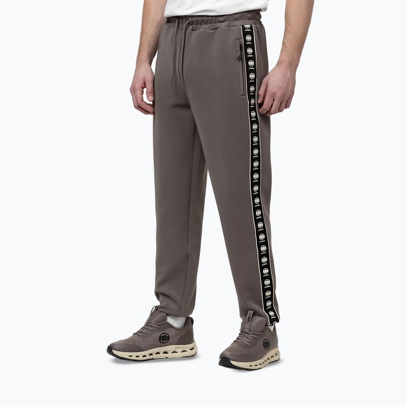 Men's trousers Pitbull Track Powers taupe 4
