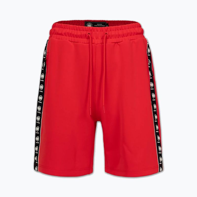 Men's shorts Pitbull Track Powers fluo/red 3