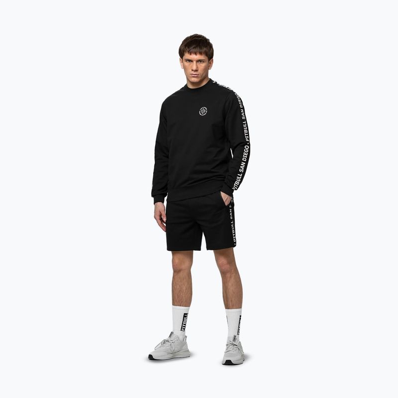 Men's sweatshirt Pitbull Tape Parker Crewneck black 2