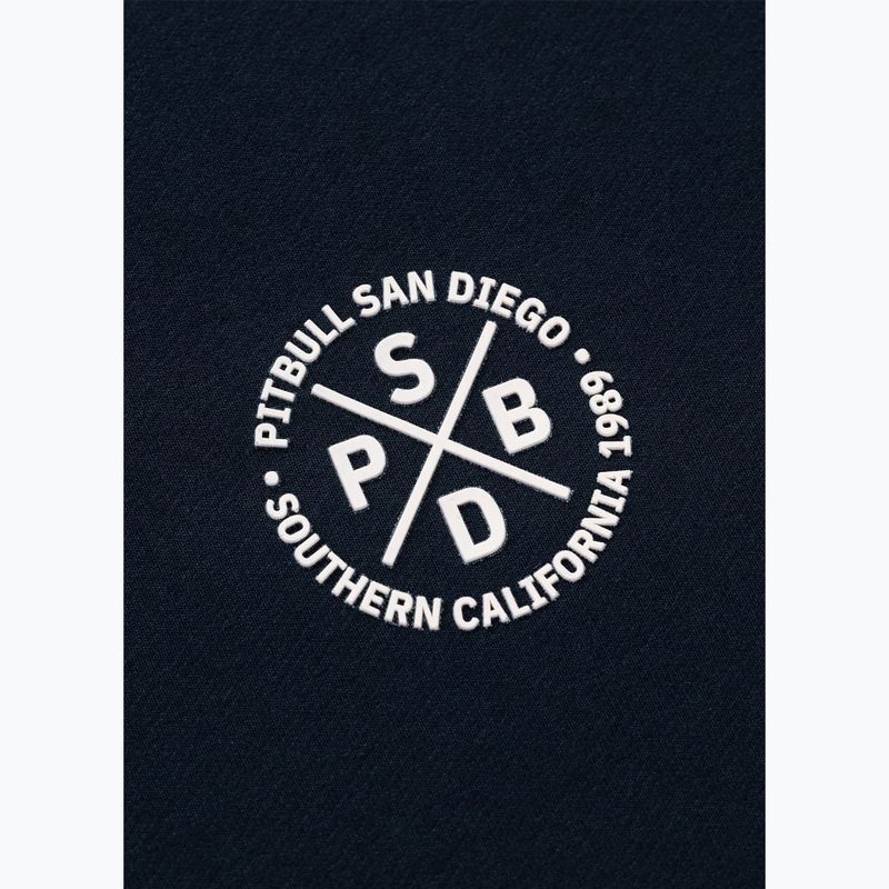 Men's sweatshirt Pitbull Tape Parker Crewneck dark navy 9