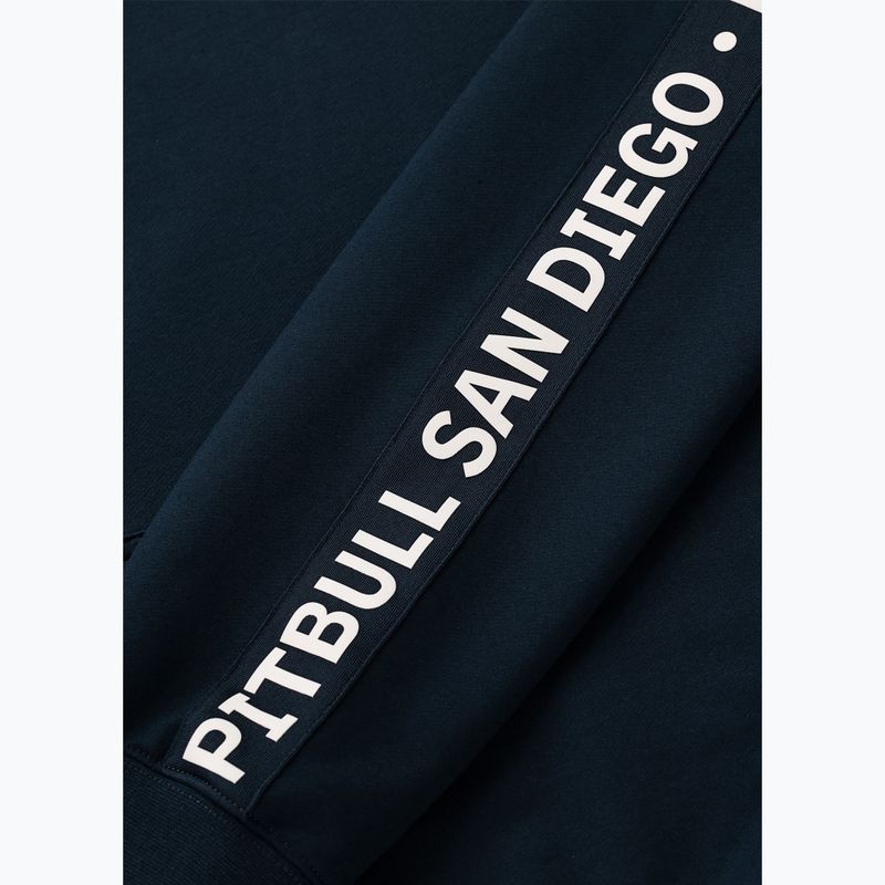 Men's sweatshirt Pitbull Tape Parker Hooded dark navy 9