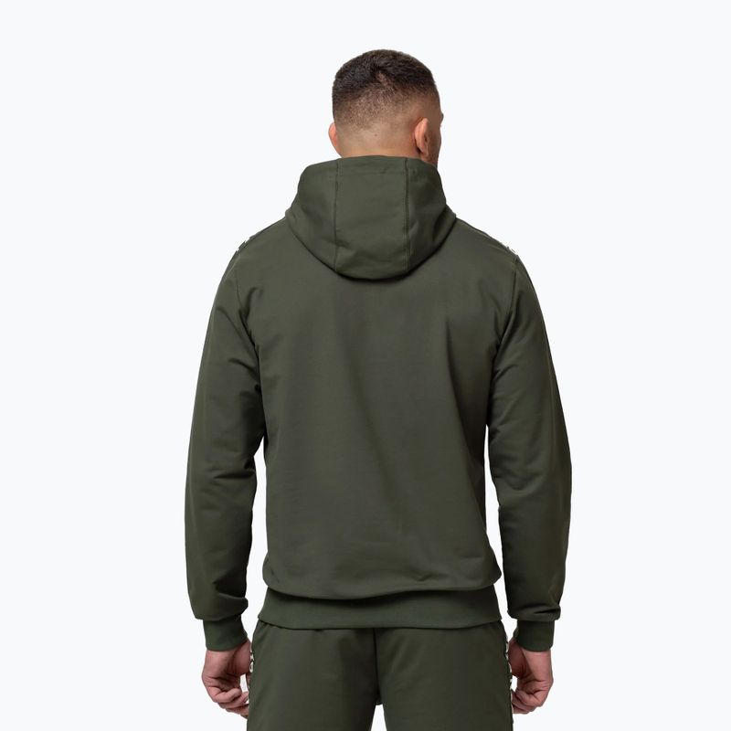 Men's sweatshirt Pitbull Tape Parker Hooded old green 3