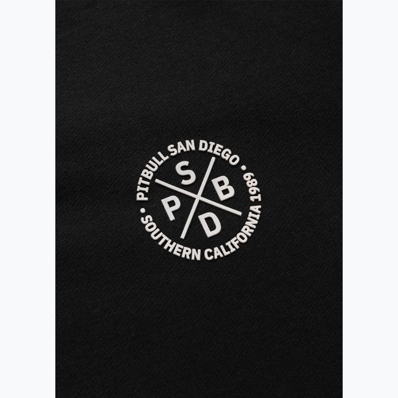 Men's sweatshirt Pitbull Tape Parker Hooded Zip black 10