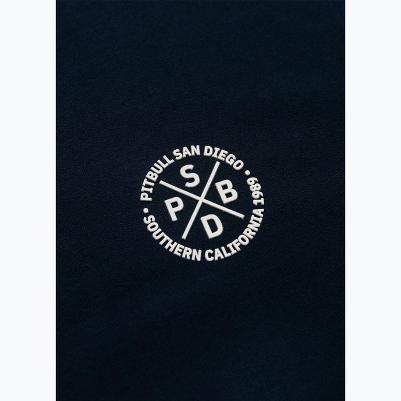 Men's sweatshirt Pitbull Tape Parker Hooded Zip dark navy 12