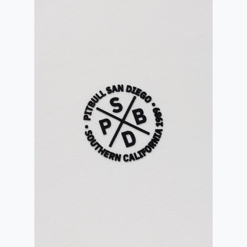 Men's sweatshirt Pitbull Tape Parker Hooded Zip off white 10