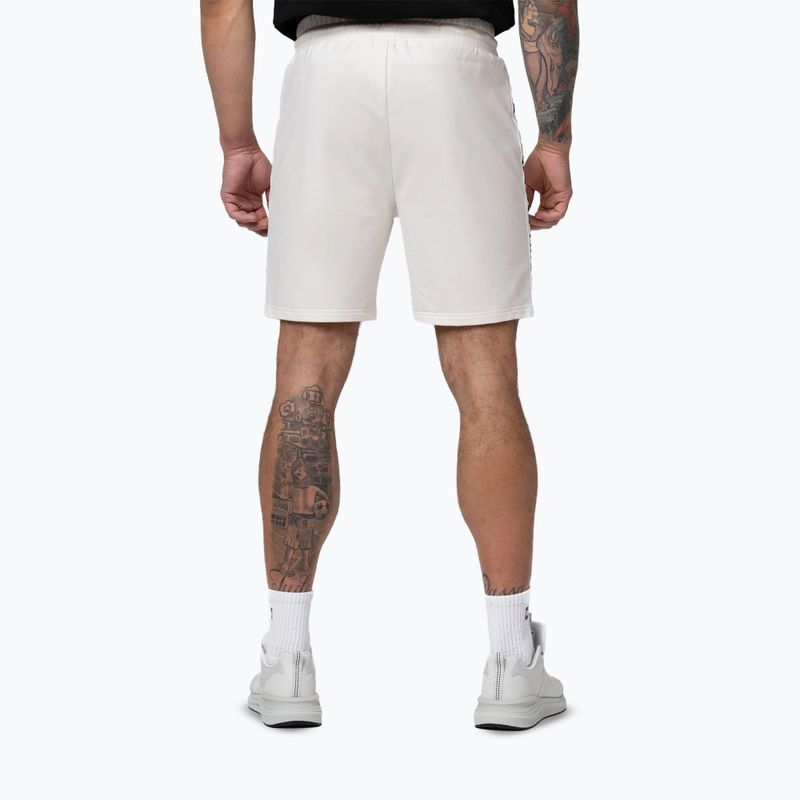 Men's shorts Pitbull Tape Parker off white 3