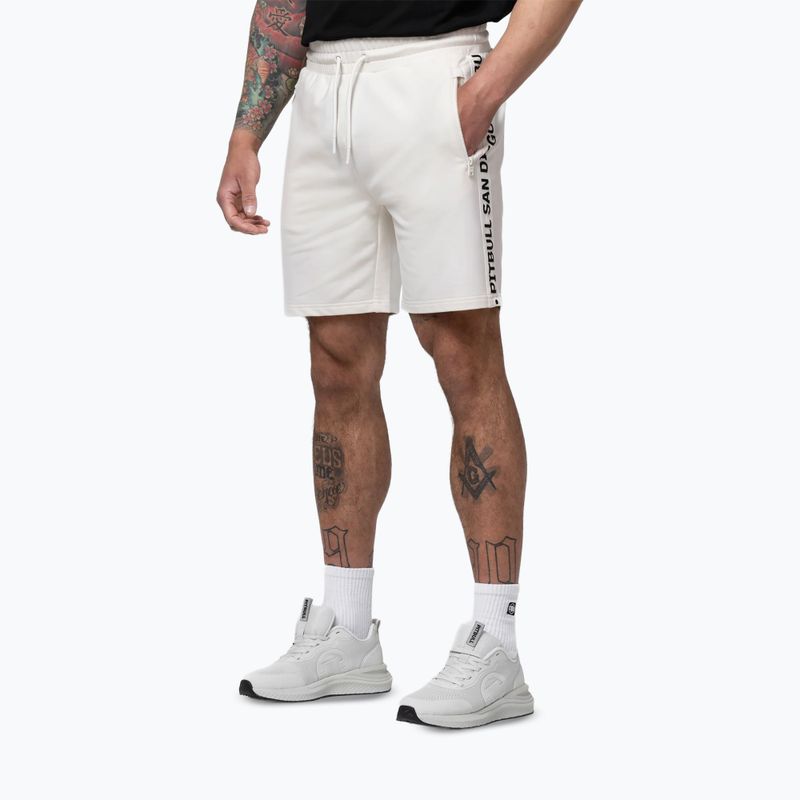 Men's shorts Pitbull Tape Parker off white 5