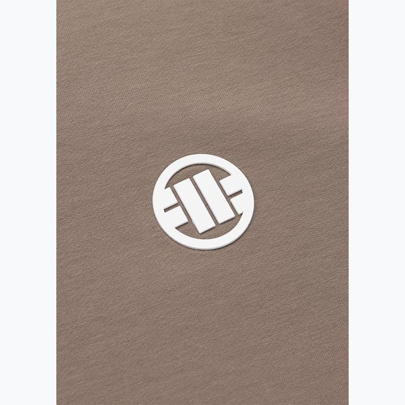 Men's sweatshirt Pitbull Nugget Small Logo Crewneck brown savana 9