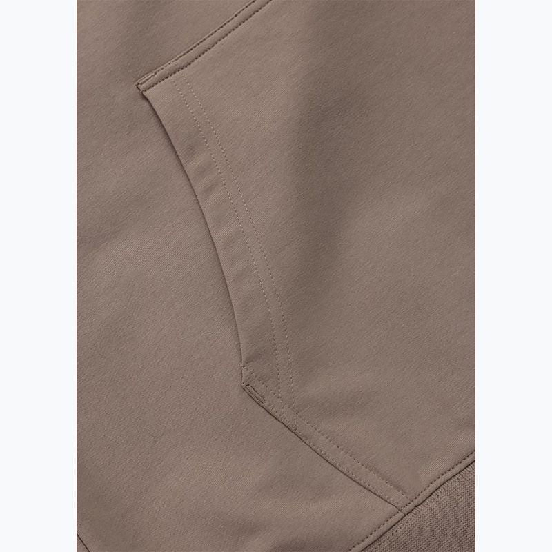 Men's sweatshirt Pitbull Nugget Small Logo Hooded brown savana 9