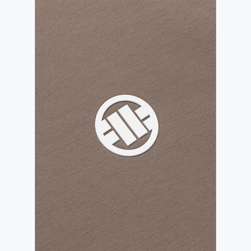 Men's sweatshirt Pitbull Nugget Small Logo Hooded brown savana 10