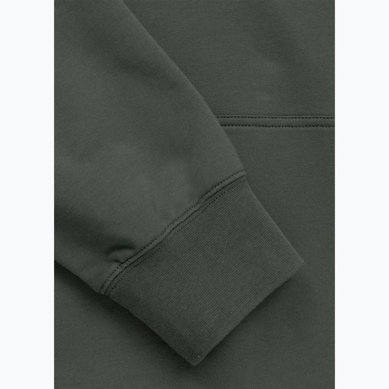 Men's sweatshirt Pitbull Nugget Small Logo Hooded sage green 7