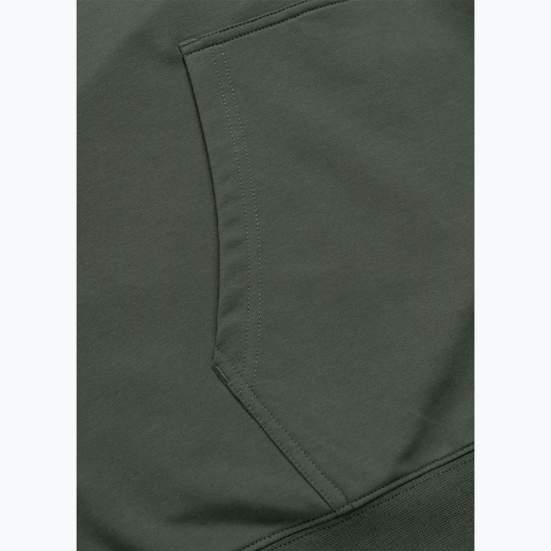 Men's sweatshirt Pitbull Nugget Small Logo Hooded sage green 8