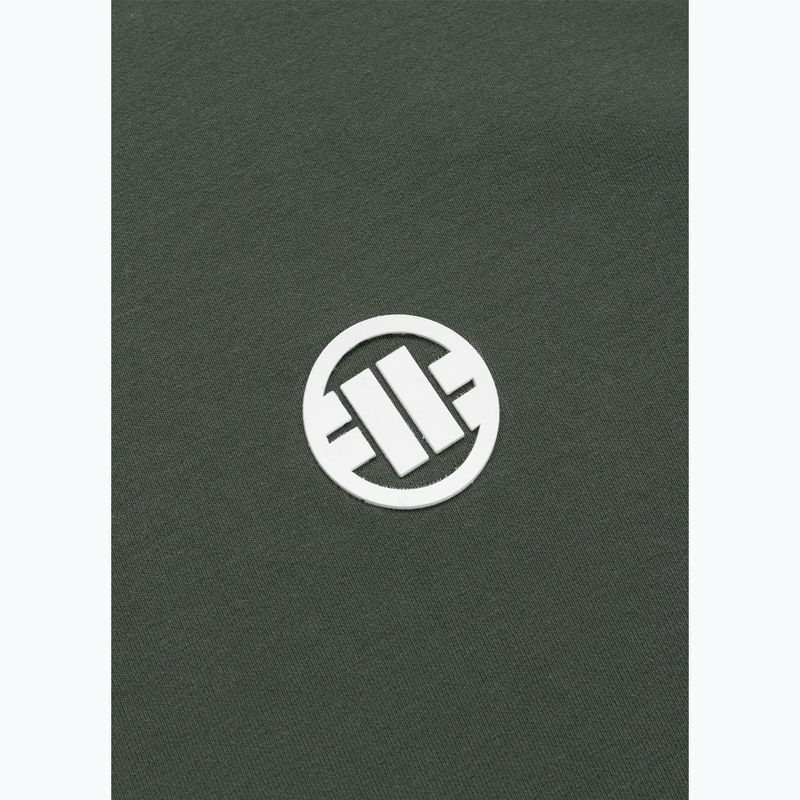 Men's sweatshirt Pitbull Nugget Small Logo Hooded sage green 9