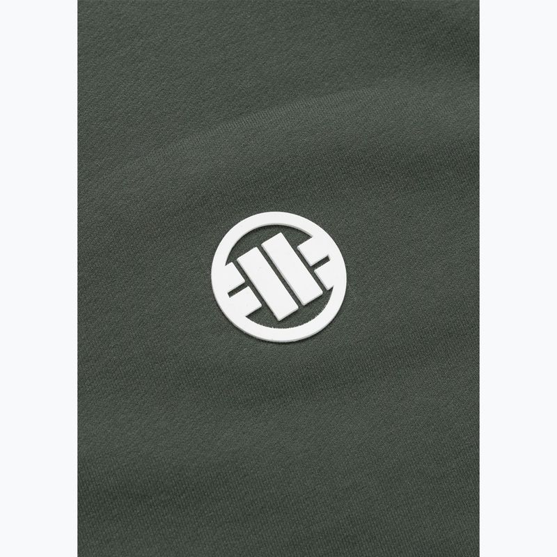 Men's sweatshirt Pitbull Nugget Small Logo Hooded Zip sage green 10