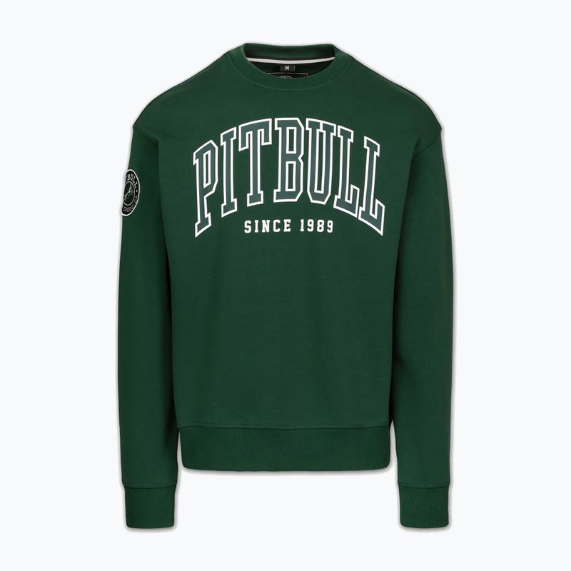 Men's sweatshirt Pitbull Badger Crewneck hunter/green 4