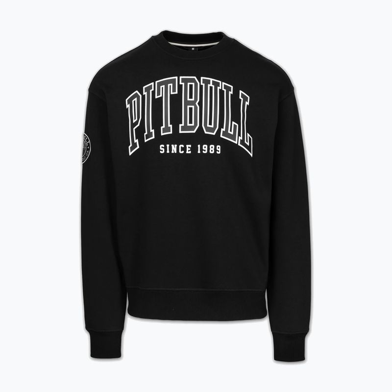 Men's sweatshirt Pitbull Badger Crewneck black 5