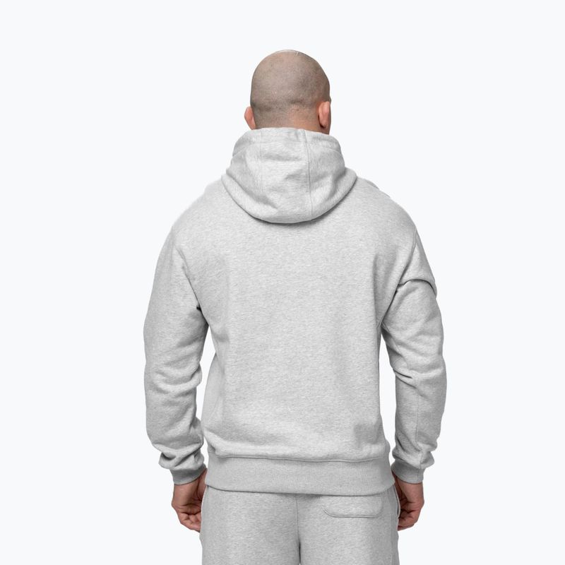 Men's sweatshirt Pitbull Badger Hooded grey/melange 3