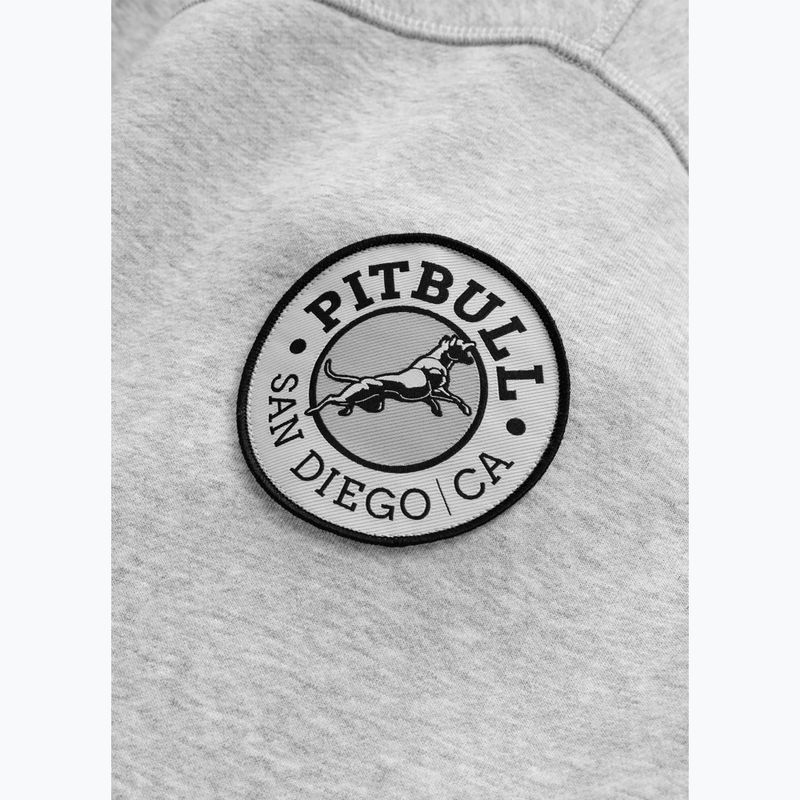 Men's sweatshirt Pitbull Badger Hooded grey/melange 8