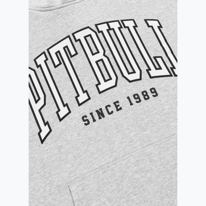 Men's sweatshirt Pitbull Badger Hooded grey/melange 9