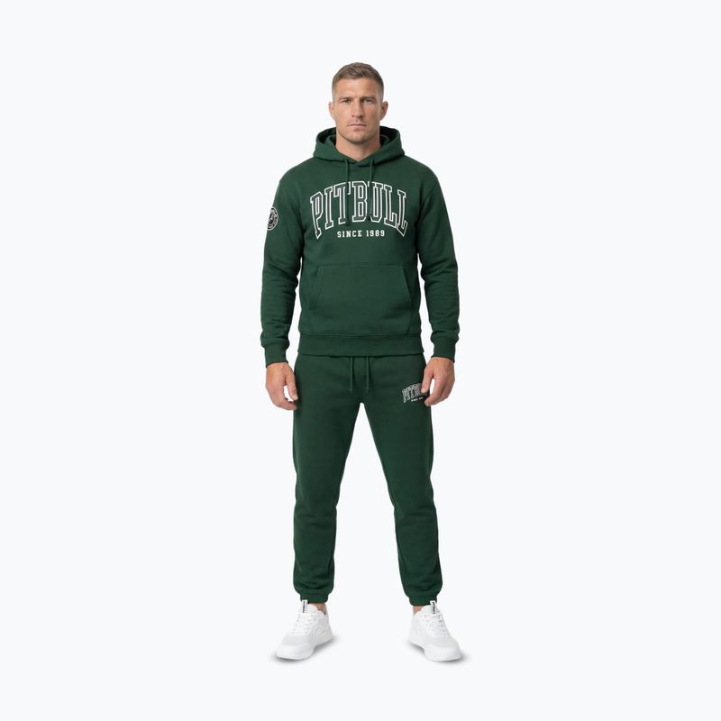 Men's sweatshirt Pitbull Badger Hooded hunter green 2