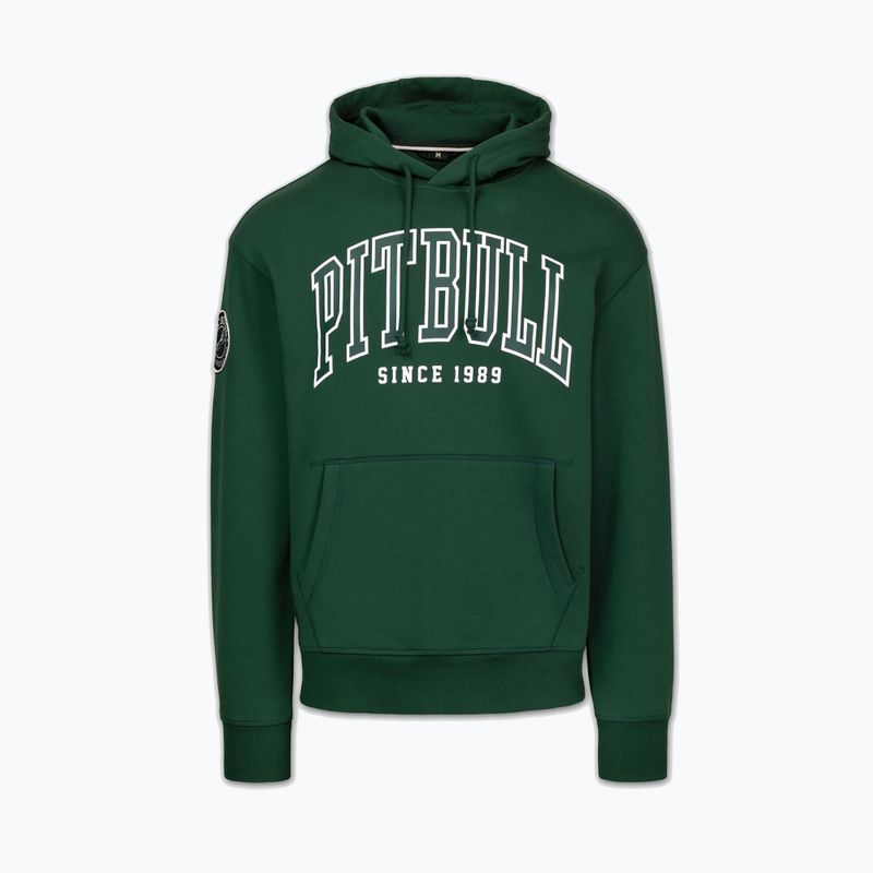 Men's sweatshirt Pitbull Badger Hooded hunter green 3