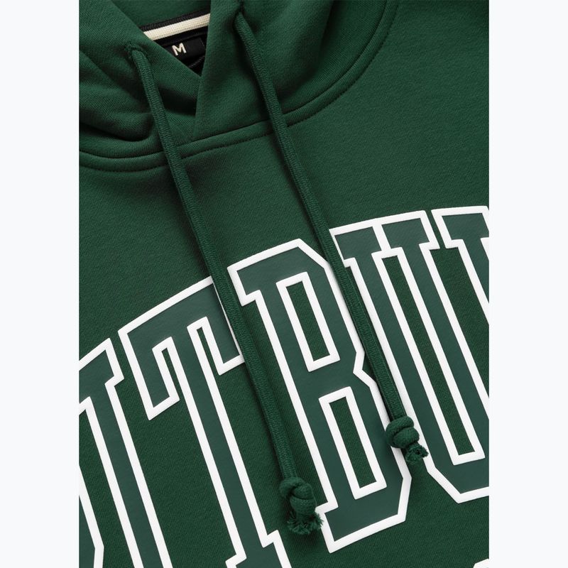Men's sweatshirt Pitbull Badger Hooded hunter green 5
