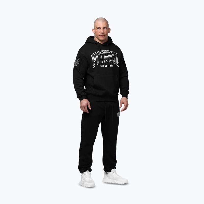 Men's sweatshirt Pitbull Badger Hooded black 2