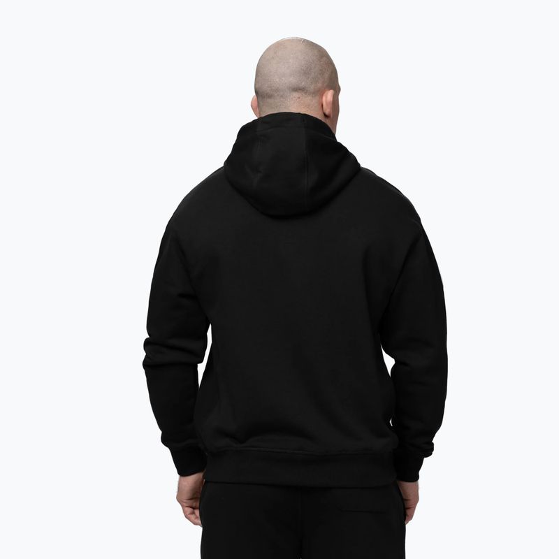 Men's sweatshirt Pitbull Badger Hooded black 3