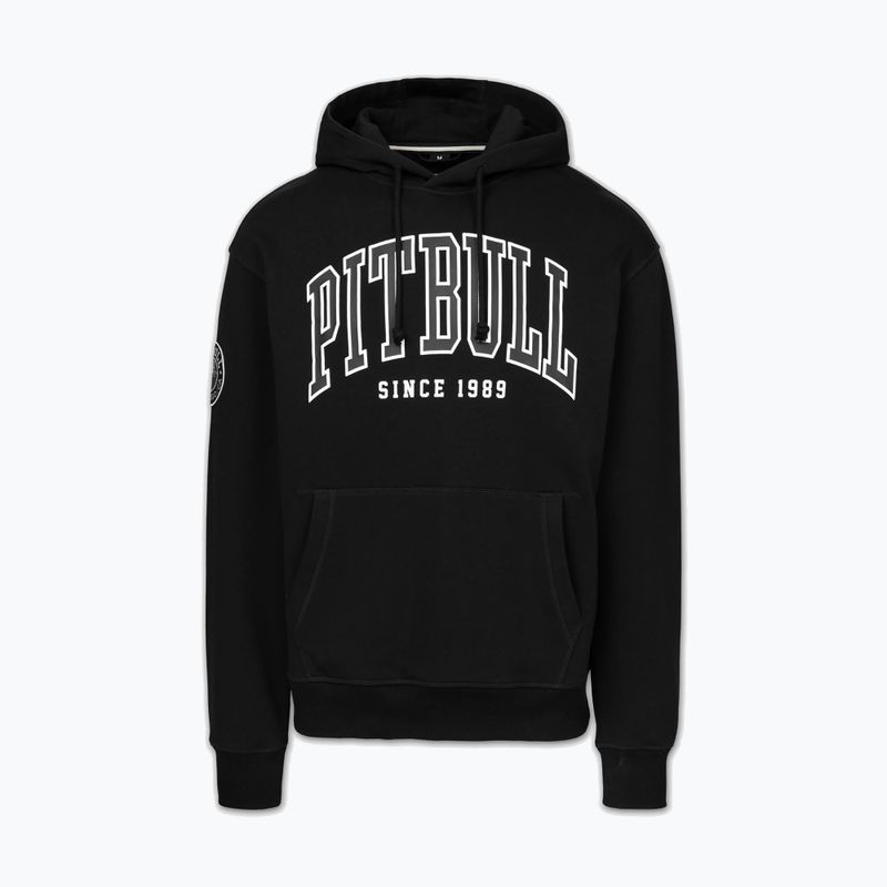 Men's sweatshirt Pitbull Badger Hooded black 4