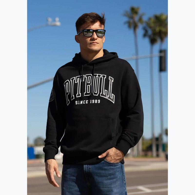 Men's sweatshirt Pitbull Badger Hooded black 11