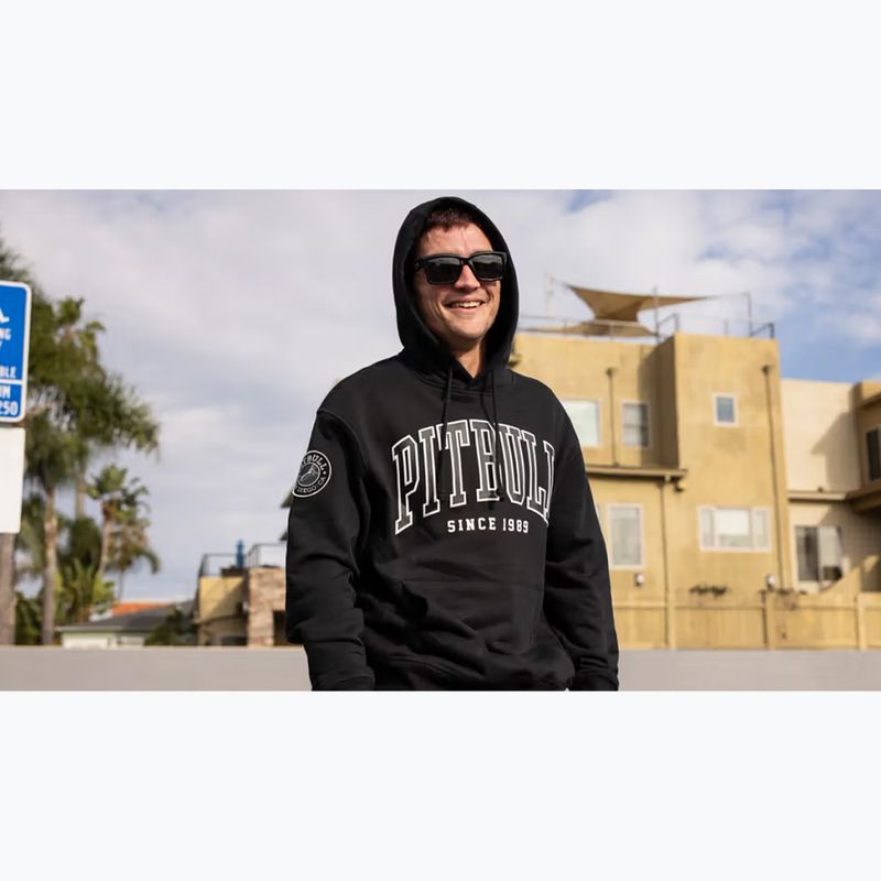 Men's sweatshirt Pitbull Badger Hooded black 12