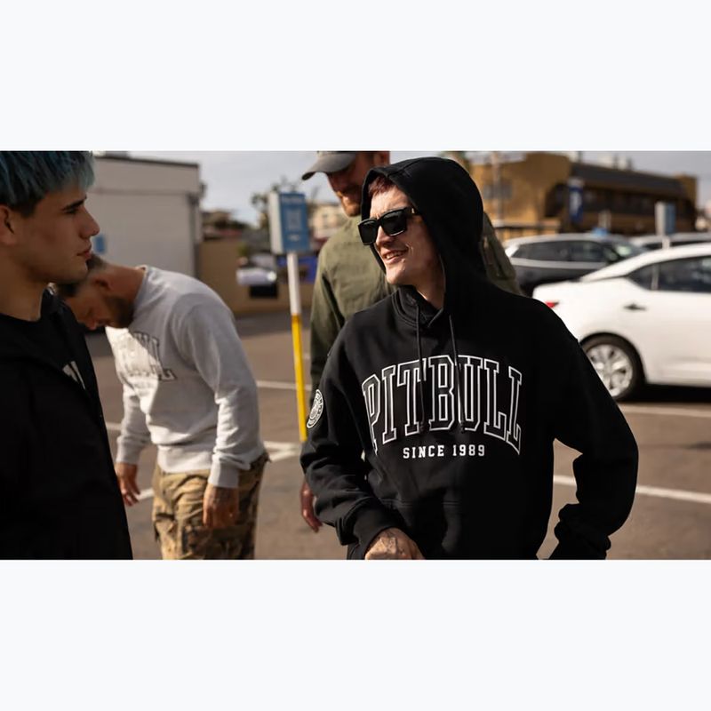 Men's sweatshirt Pitbull Badger Hooded black 13