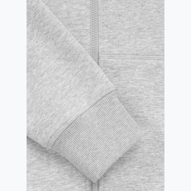 Men's sweatshirt Pitbull Badger Hooded Zip grey/melange 12