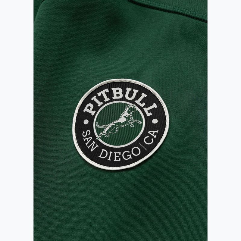 Men's sweatshirt Pitbull Badger Hooded Zip hunter/green 9