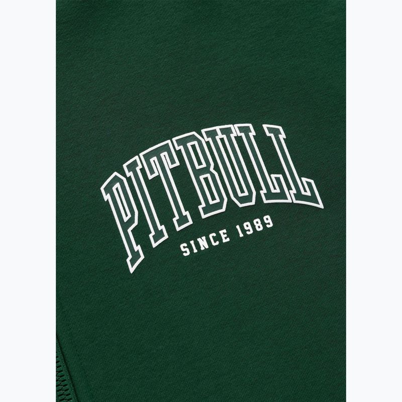 Men's sweatshirt Pitbull Badger Hooded Zip hunter/green 10