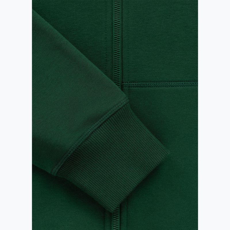 Men's sweatshirt Pitbull Badger Hooded Zip hunter/green 11