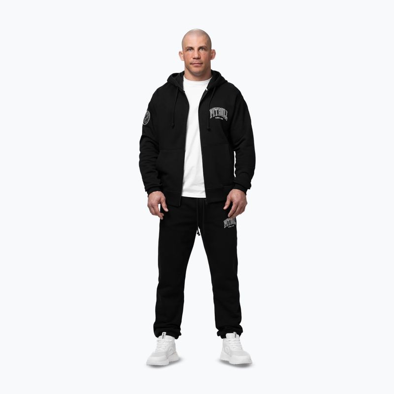 Men's sweatshirt Pitbull Badger Hooded Zip black 2