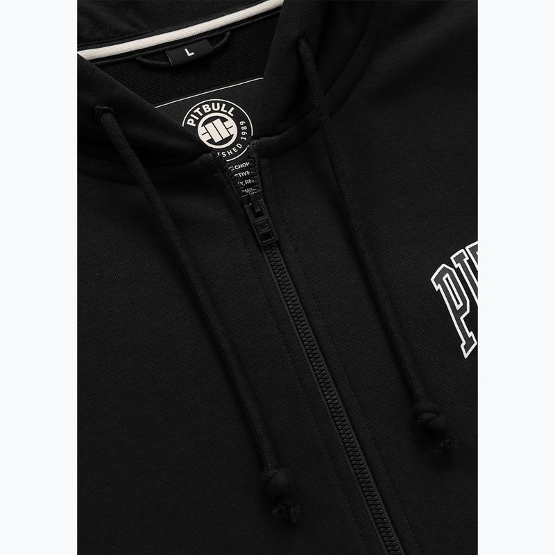 Men's sweatshirt Pitbull Badger Hooded Zip black 7
