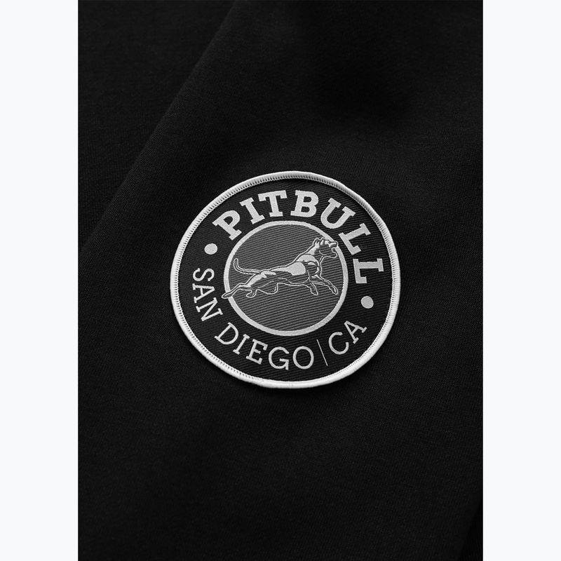 Men's sweatshirt Pitbull Badger Hooded Zip black 9